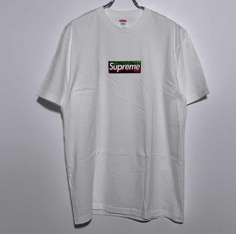 Supreme Los Angeles Fire Relief Box Logo Tee "White"