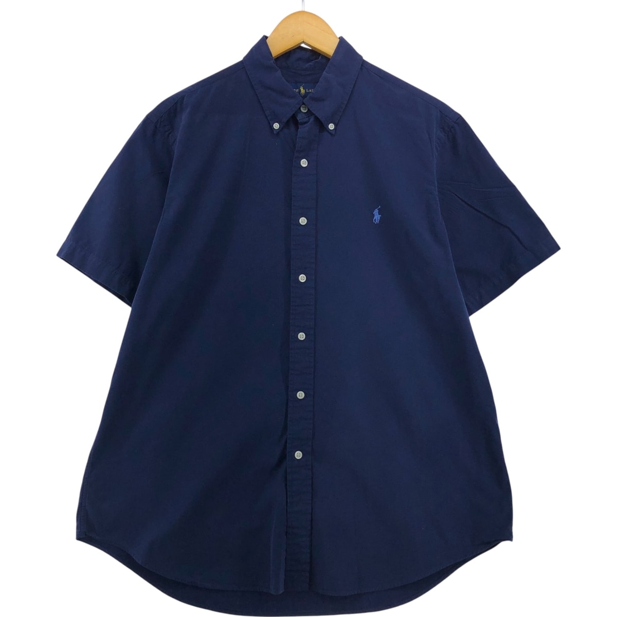 古着 ラルフローレン Ralph Lauren POLO RALPH LAUREN 半袖 ボタンダウンシャツ メンズL相当/eaa546743