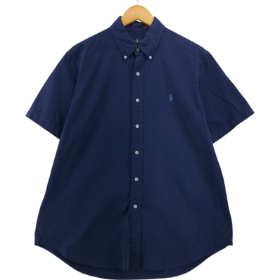 古着 ラルフローレン Ralph Lauren POLO RALPH LAUREN 半袖 ボタンダウンシャツ メンズL相当/eaa546743