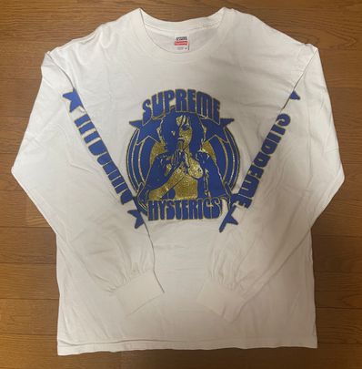 Supreme x HYSTERIC GLAMOUR L/S Tee "White"