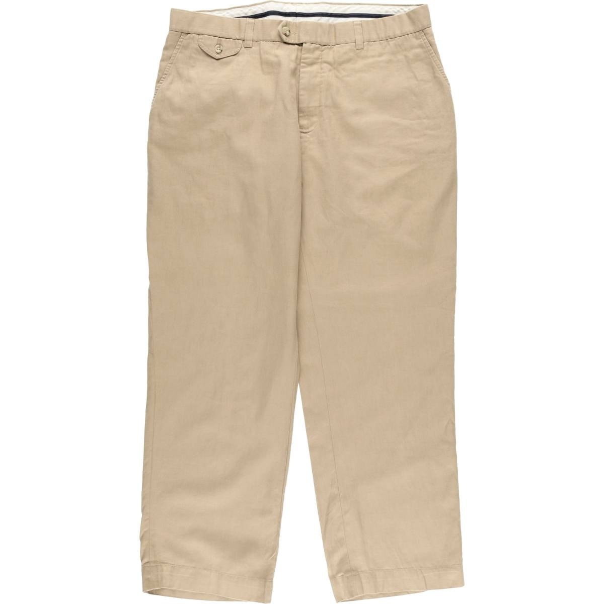 古着 ラルフローレン Ralph Lauren POLO by Ralph Lauren リネンパンツ スラックス メンズw36相当/eaa535757