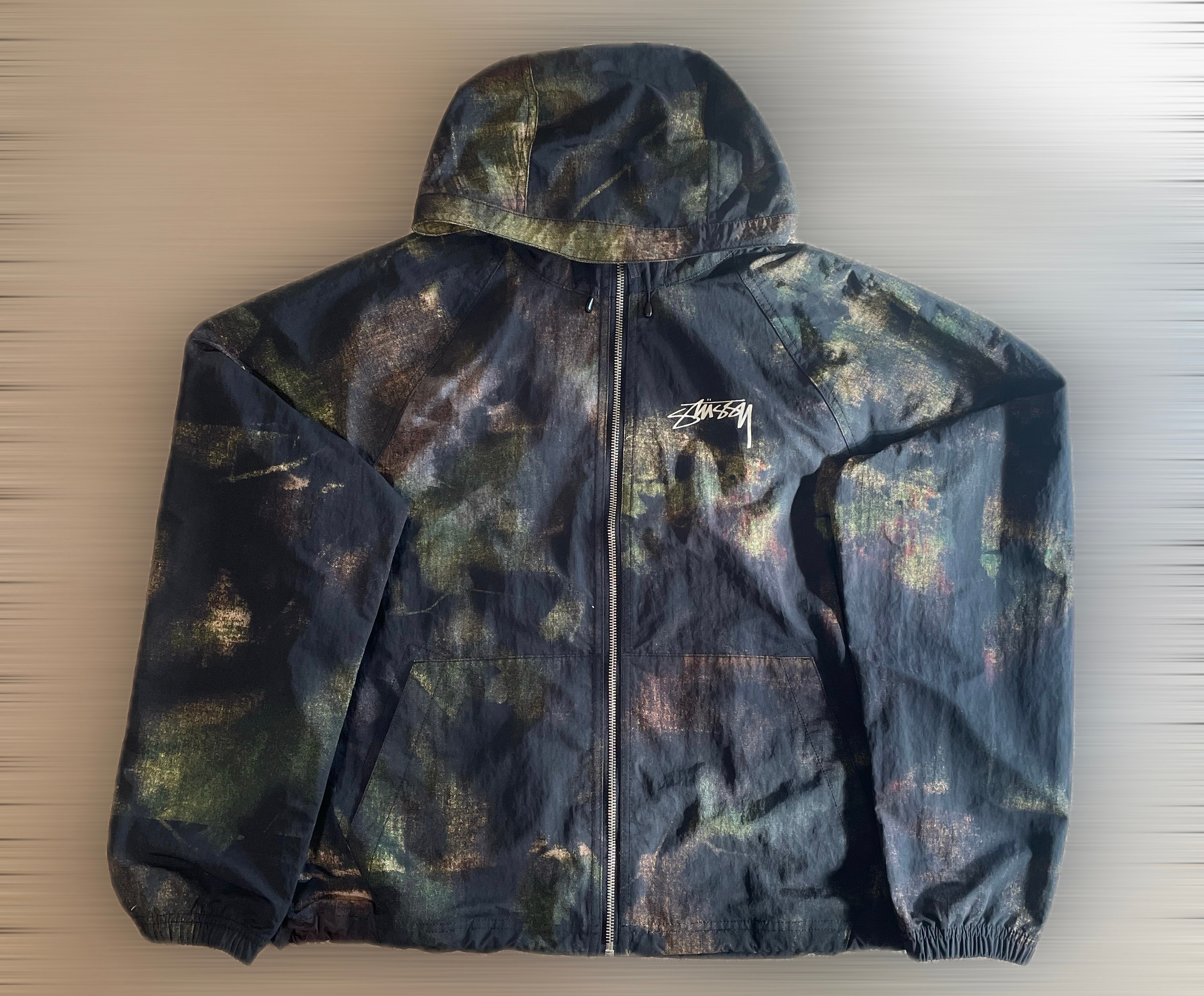 ステューシー ビーチ シェル ステンパット カモフラージュ "フォーティネ" 115822