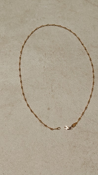 Chrome Hearts 22K Twist Chain Necklace "Yellow Gold"