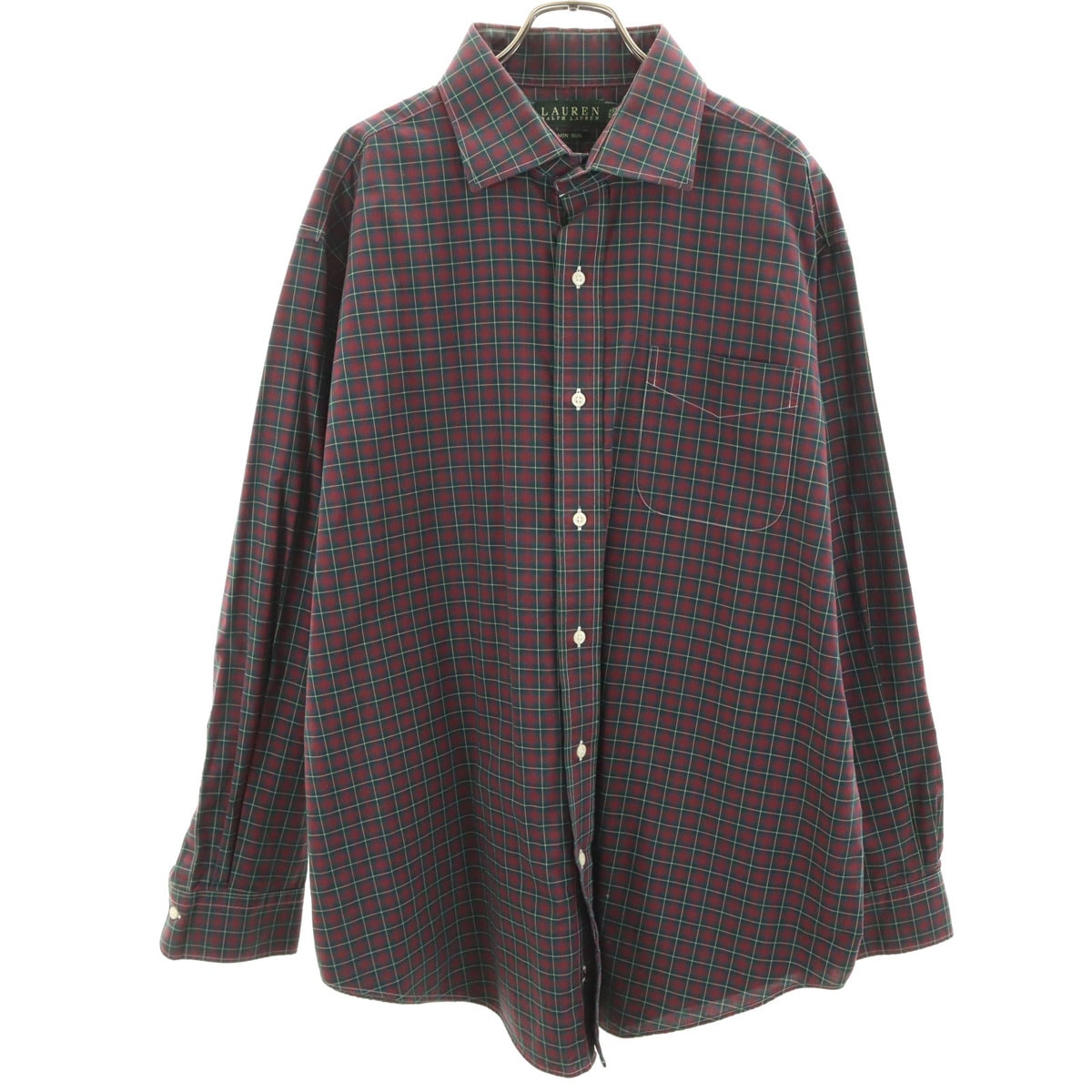 LAUREN RALPH LAUREN ローレンラルフローレン チェック 長袖 シャツ 17 2/1