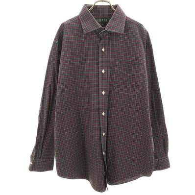 LAUREN RALPH LAUREN ローレンラルフローレン チェック 長袖 シャツ 17 2/1