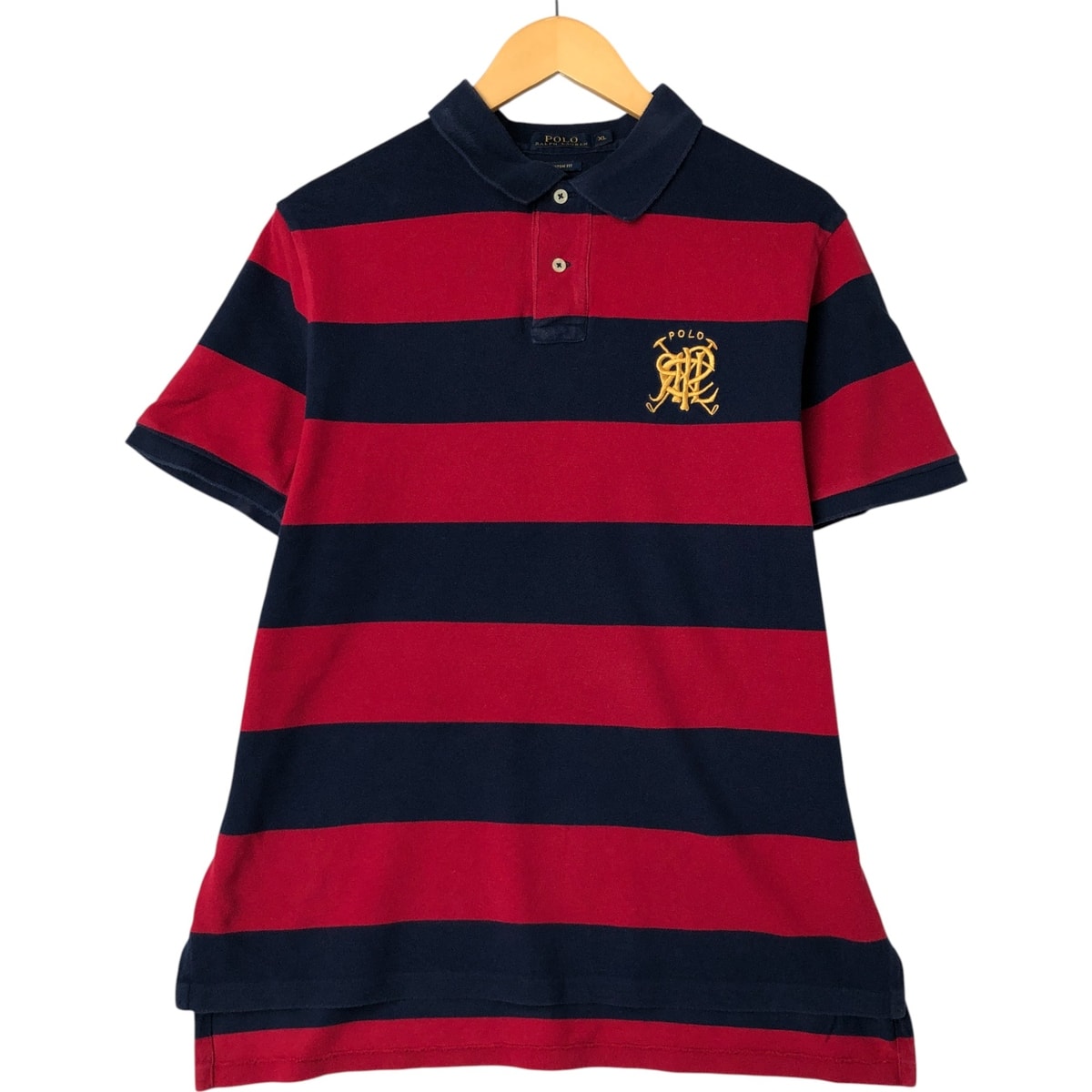 古着 ラルフローレン Ralph Lauren POLO RALPH LAUREN CUSTOM FIT 半袖 ポロシャツ メンズXL相当/eaa534023