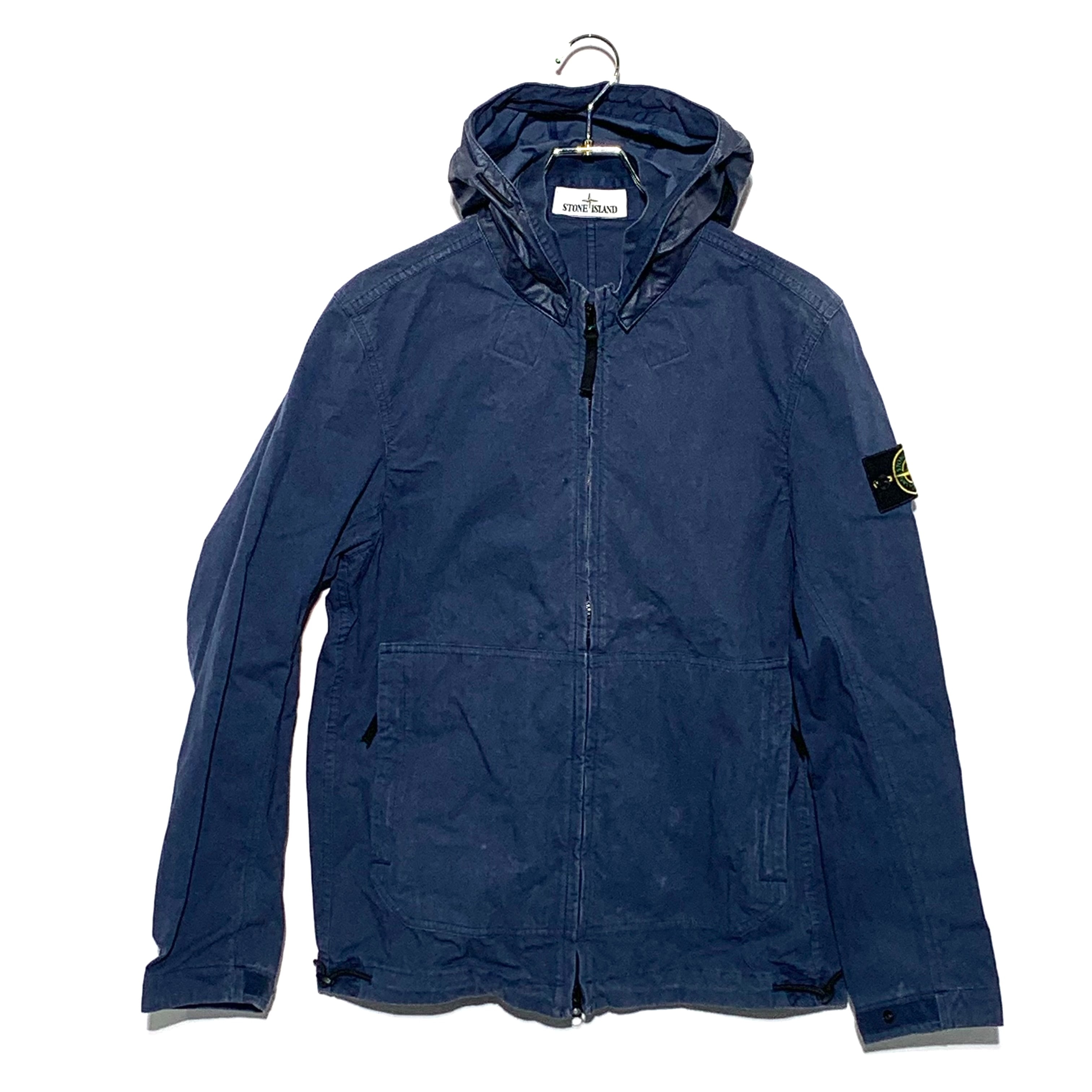 STONE ISLAND Cordura Hooded Jacket  Blue
