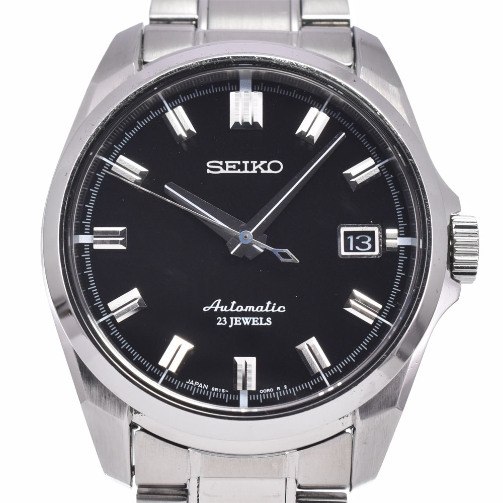セイコー SEIKO 6R15-00H0/SARB021 メカニカル 裏スケ ブラック 自動巻き メンズ 良品 腕時計 R#149343