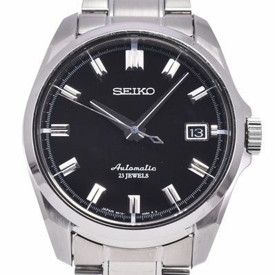 セイコー SEIKO 6R15-00H0/SARB021 メカニカル 裏スケ ブラック 自動巻き メンズ 良品 腕時計 R#149343