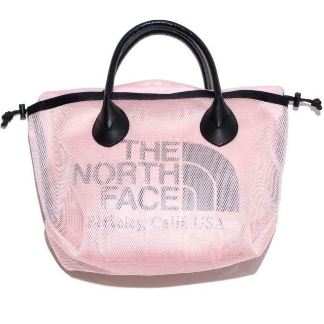新品 THE NORTH FACE PURPLE LABEL ザ・ノースフェイス パープルレーベル 24SS Mesh Field Tote S メッシュフィールドミニトートバッグ NN7404N P Pink nanamica カバン g22179