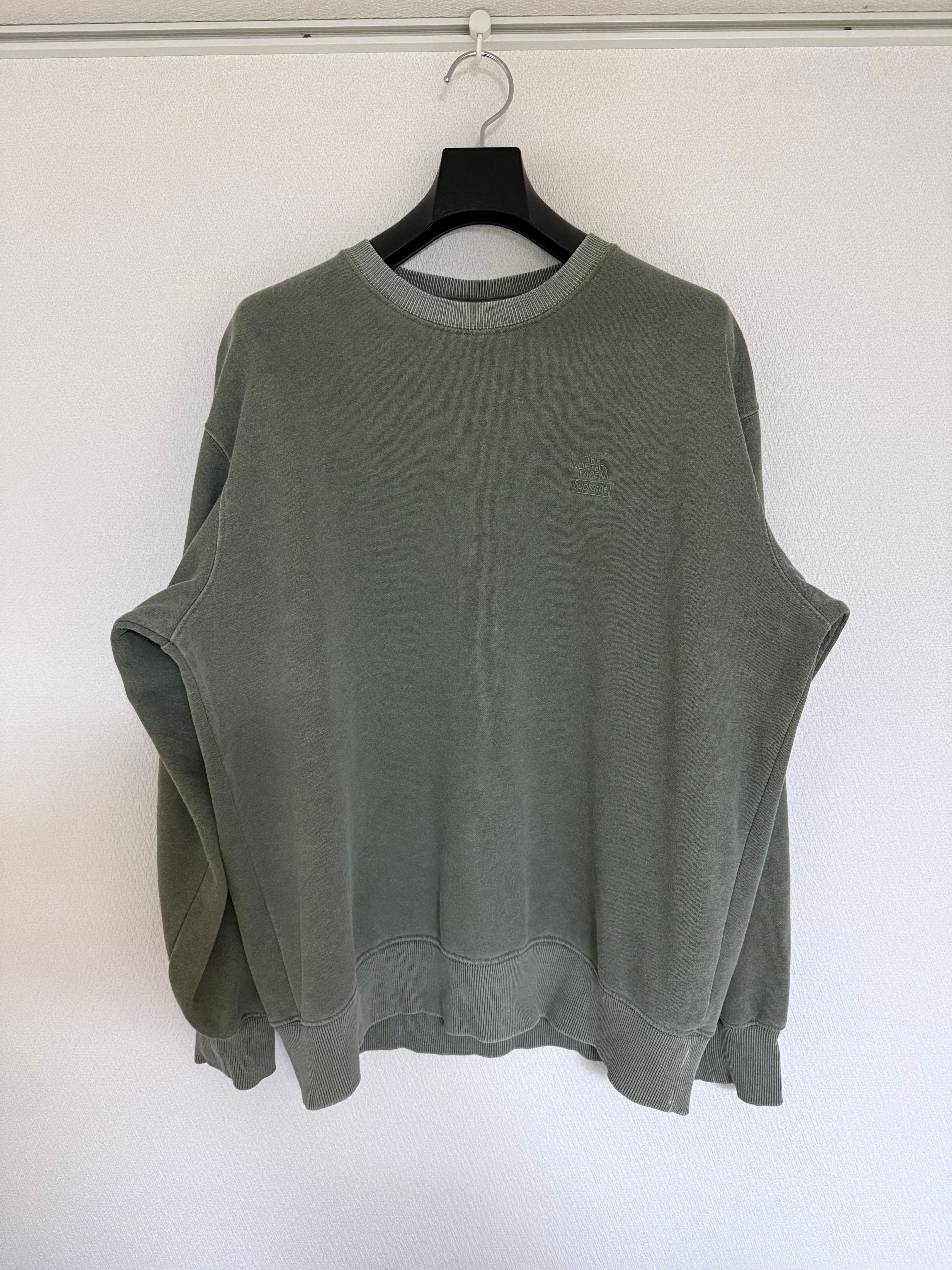 Supreme x The North Face Pigment Printed Crewneck "Olive"