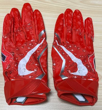 Supreme / Nike® Vapor Jet 4.0 Football Gloves "Red"