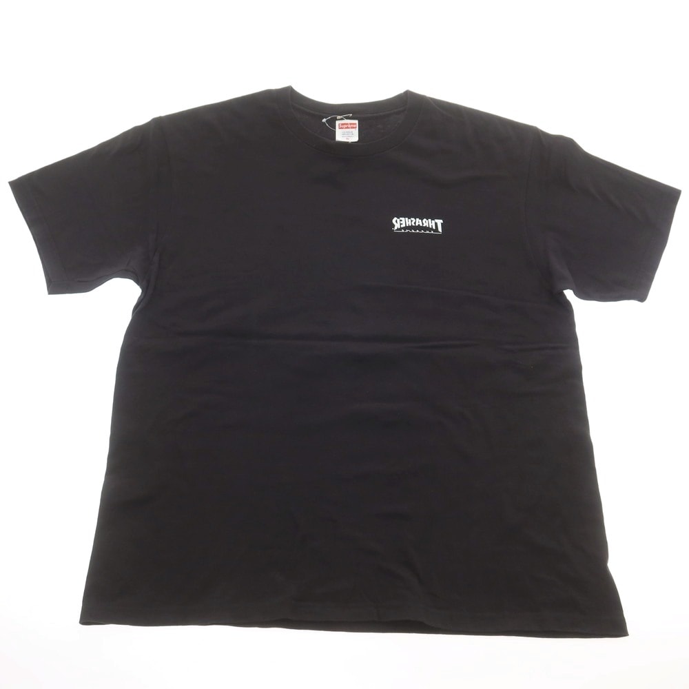 【中古】シュプリーム Supreme 2024年秋冬 Thrasher Cross Tee 半袖Tシャツ ブラック【サイズXL】【メンズ】