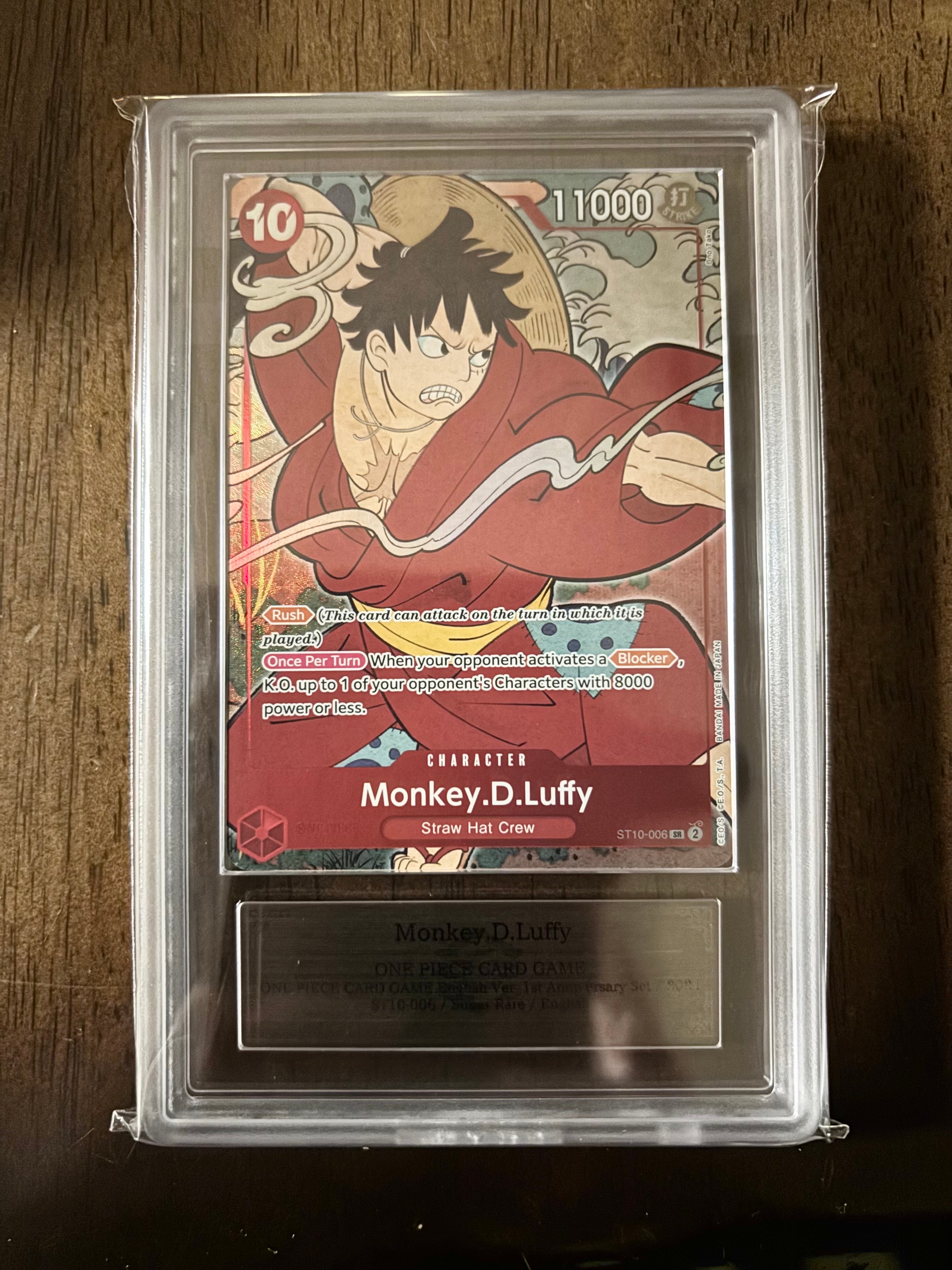 モンキー・D・ルフィ SR [ST10-006]【英語版】(1st アニバーサリー セット)