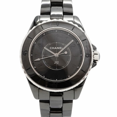 ★最終価格★SALE【6wfb0100】シャネル J12 ファントム H6346 黒文字盤【中古】腕時計 レディース
