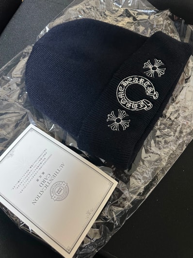 Chrome Hearts Wool Watch Cap Horseshoe "Black"