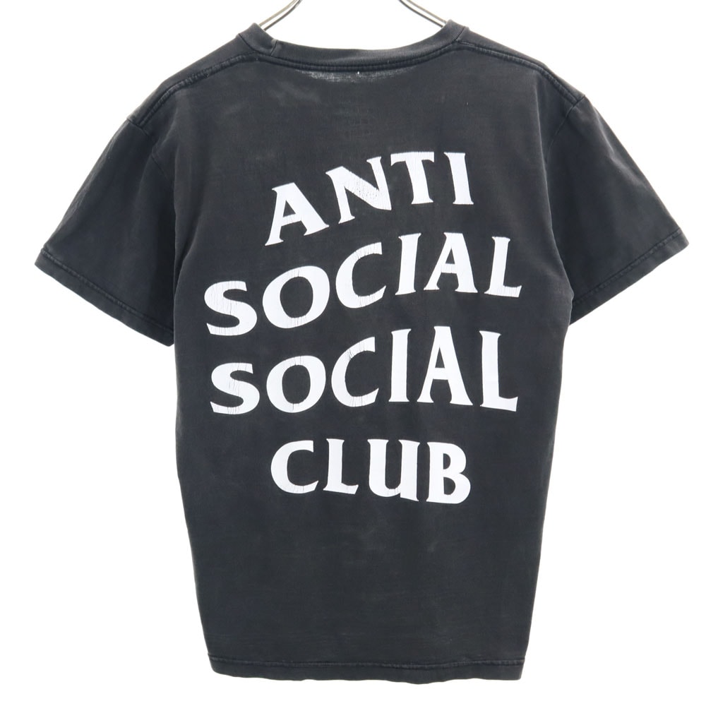ANTI SOCIAL SOCIAL CLUB アンチソーシャルソーシャルクラブ バックプリント 半袖 Tシャツ M ブラック系