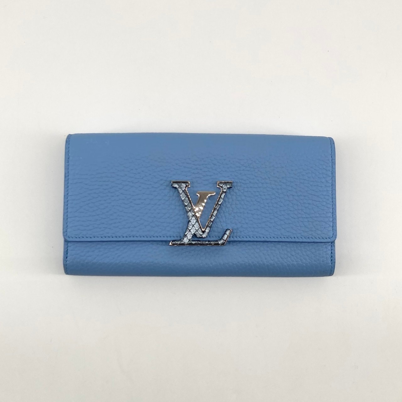 LOUIS VUITTON(ルイ・ヴィトン) ポルトフォイユ カプシーヌ N82822 長財布 ブルー
