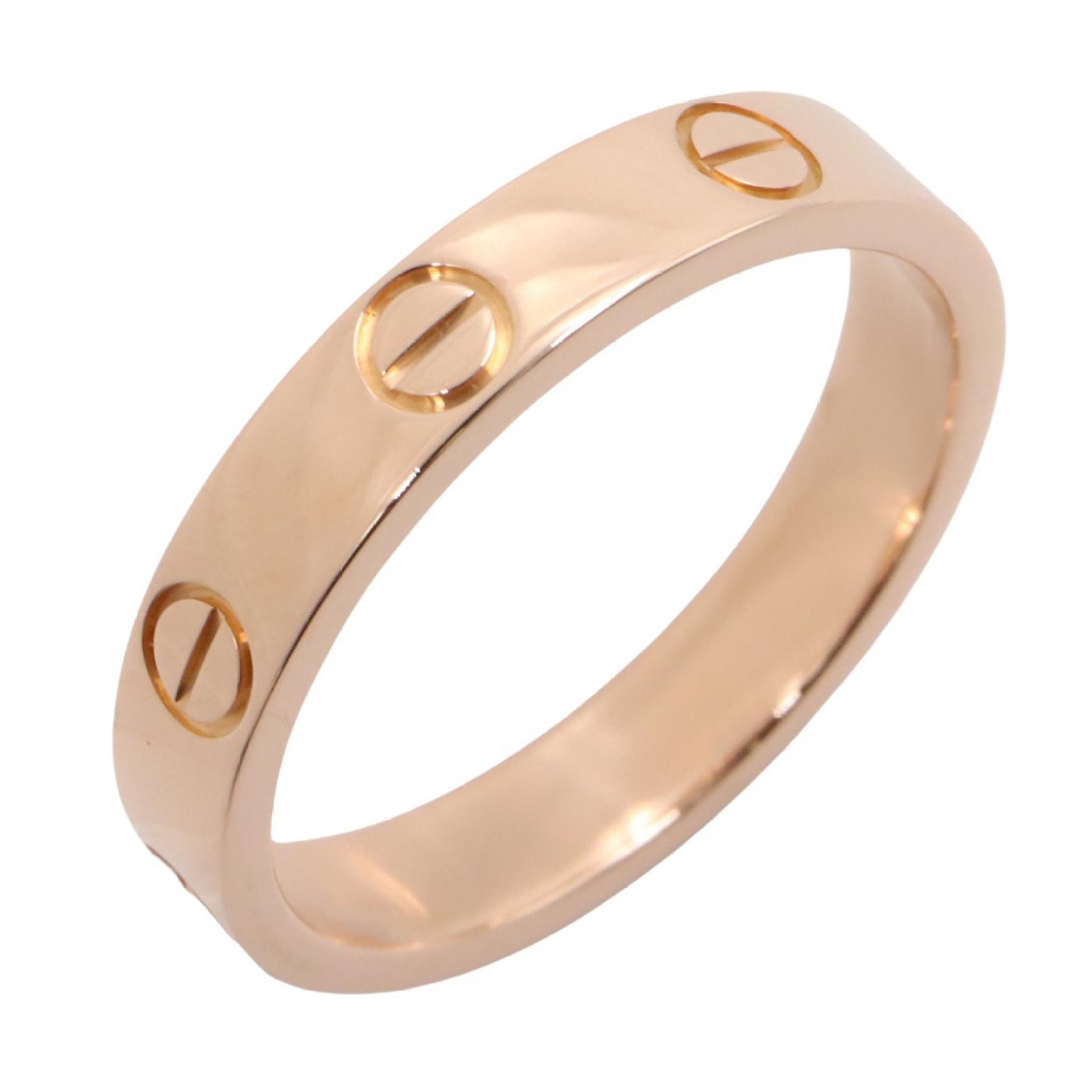 カルティエ CARTIER ミニラブリング リング・指輪 ジュエリー K18PG(ピンクゴールド) レディース ゴールド系 B4085200 【中古】