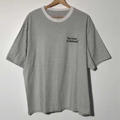ENNOY 22SS S/S Border Tee "White" SS22BRENCT05AM