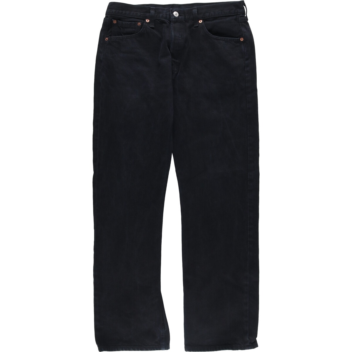 古着 00年代 リーバイス Levi's 501 ユーロモデル ブラックデニム ストレートデニムパンツ メンズw33相当/eaa528510
