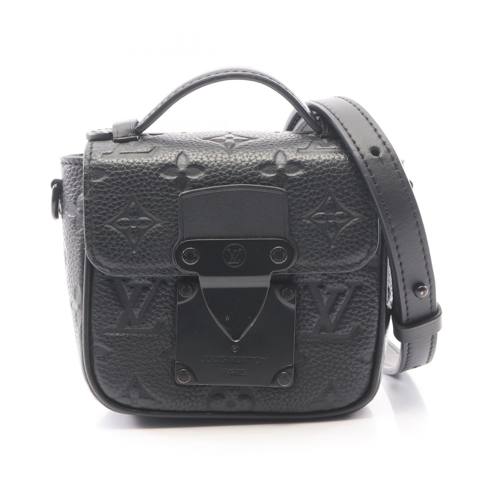 ルイ・ヴィトン LOUIS VUITTON ピコ Sロック トリヨンモノグラム ノワール 2WAY ハンドバッグ バッグ レザー メンズ ブラック系 M83148 【中古】