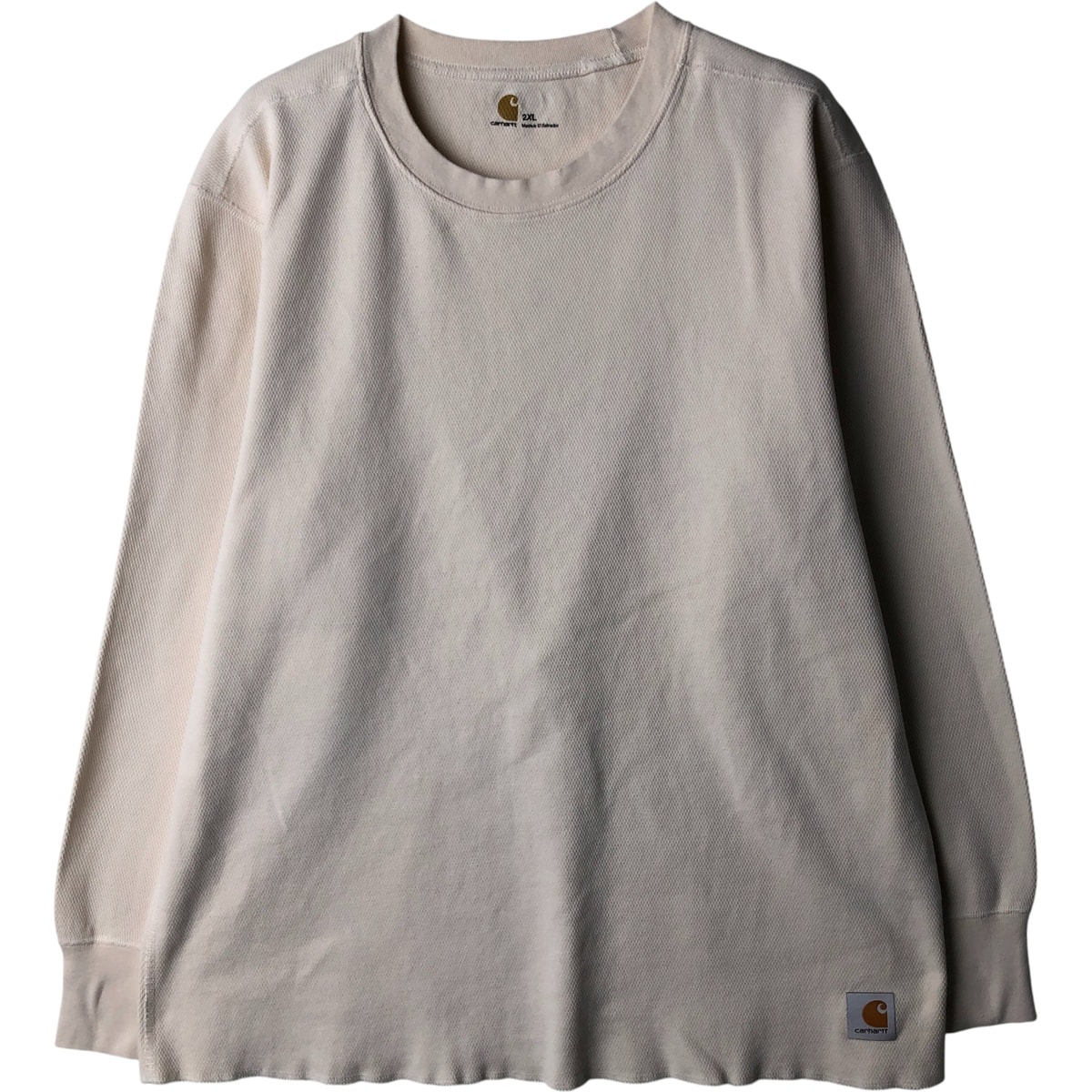 古着 カーハート Carhartt サーマルロンT ハニカム メンズXXL相当/eaa612951