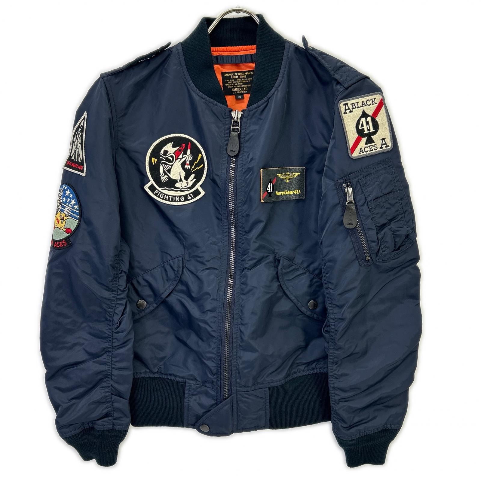 アヴィレックス 6162124 ネイビー L2-Aフライトジャケット M