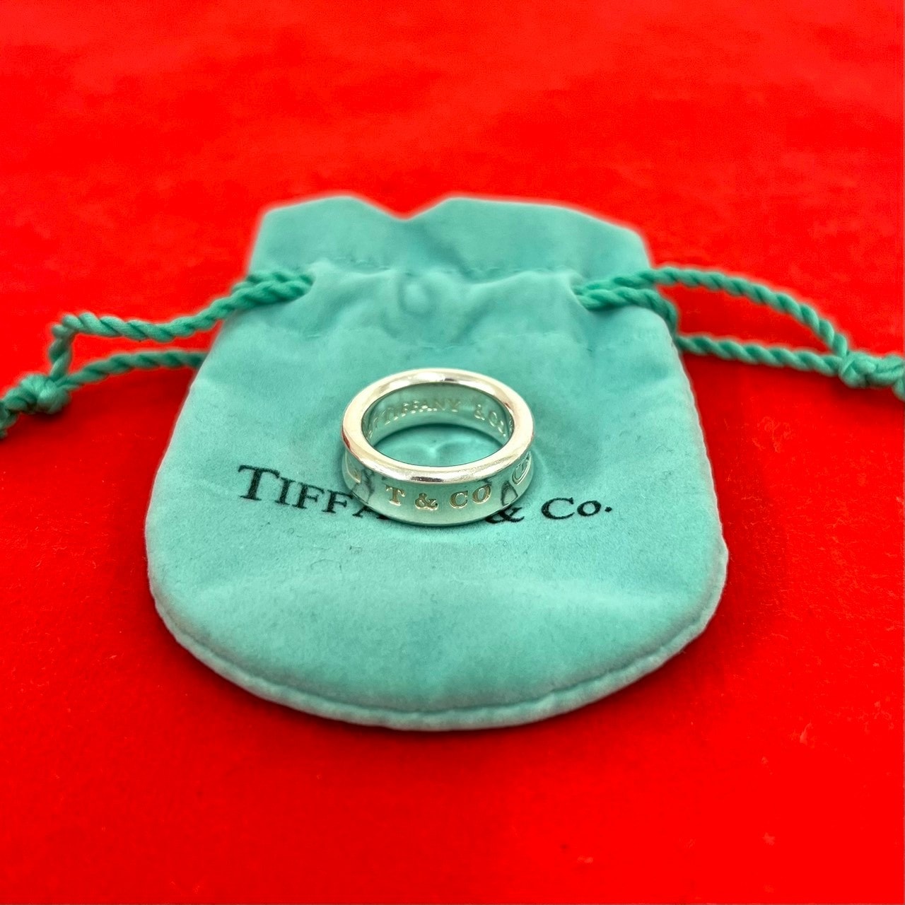 TIFFANY&Co. ティファニー ナロー リング シルバー925 リング・指輪 7.5号 シルバー
 74007