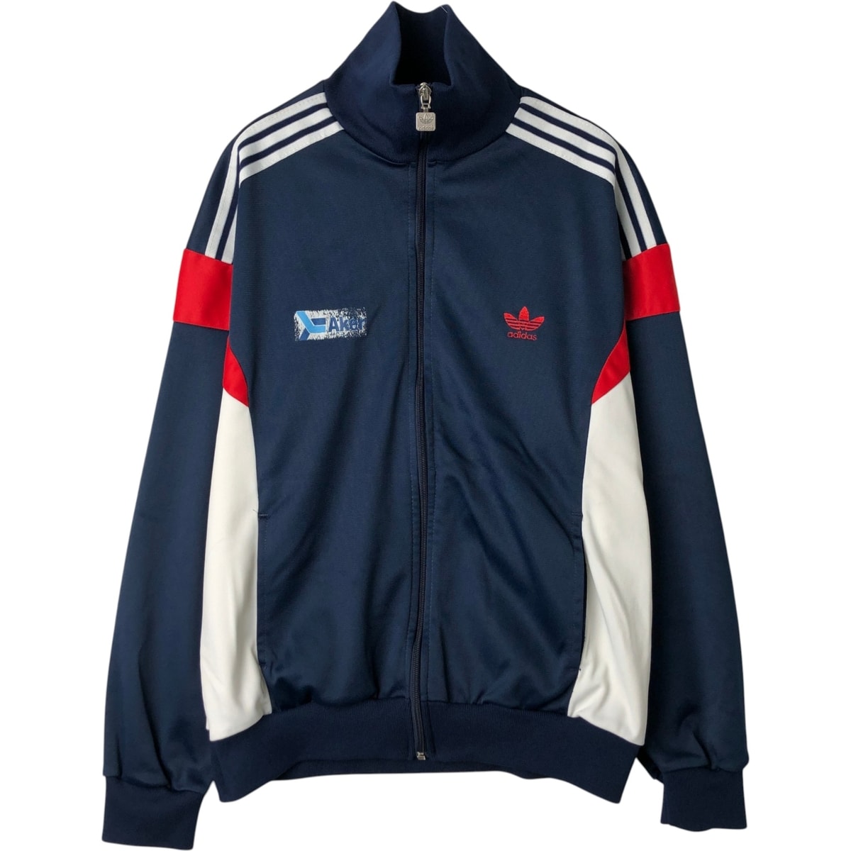 古着 ~80年代 アディダス adidas ジャージ トラックジャケット 英国製 メンズXL相当 ヴィンテージ/evb008699