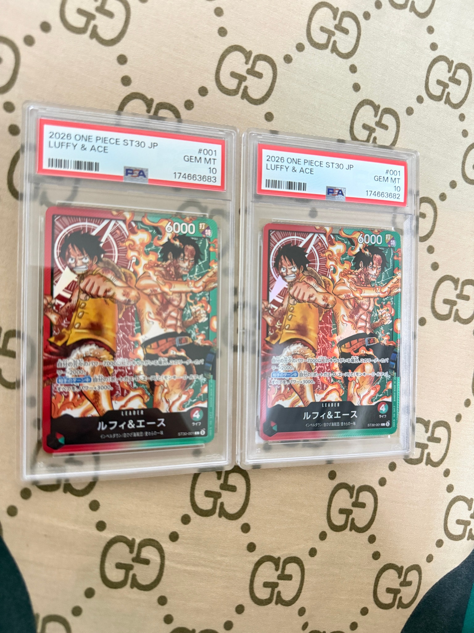 ルフィ&エース L [ST30-001](スタートデッキEX「ルフィ&エース」)