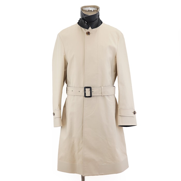 【美品】 トムフォード ステンカラーコート メンズ ライトベージュ 46 TOM FORD