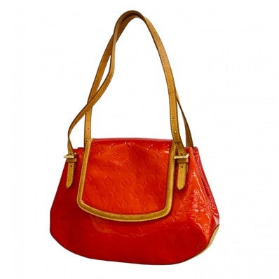 ★最終価格★SALE【6cd4919-k】ルイヴィトン ショルダーバッグ ヴェルニ スケインベイGM M91287 ルージュ【中古】レディース