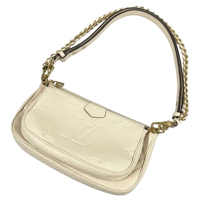 LOUIS VUITTON ルイ・ヴィトン M46568 アンプラント ミュルティ ポシェット アクセソワール ホワイト 40298