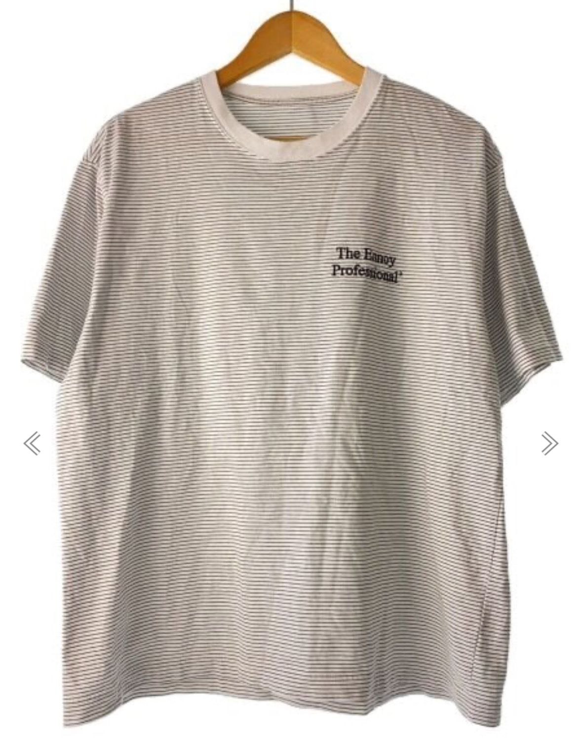 ENNOY 22SS S/S Border Tee "White" SS22BRENCT05AM