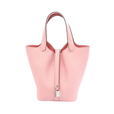 エルメス HERMES ピコタンロックPM ハンドバッグ バッグ レザー トリヨンクレマンス トリヨンクレマンス ローズサクラ K刻印(2025年製造) レディース ピンク系 【中古】