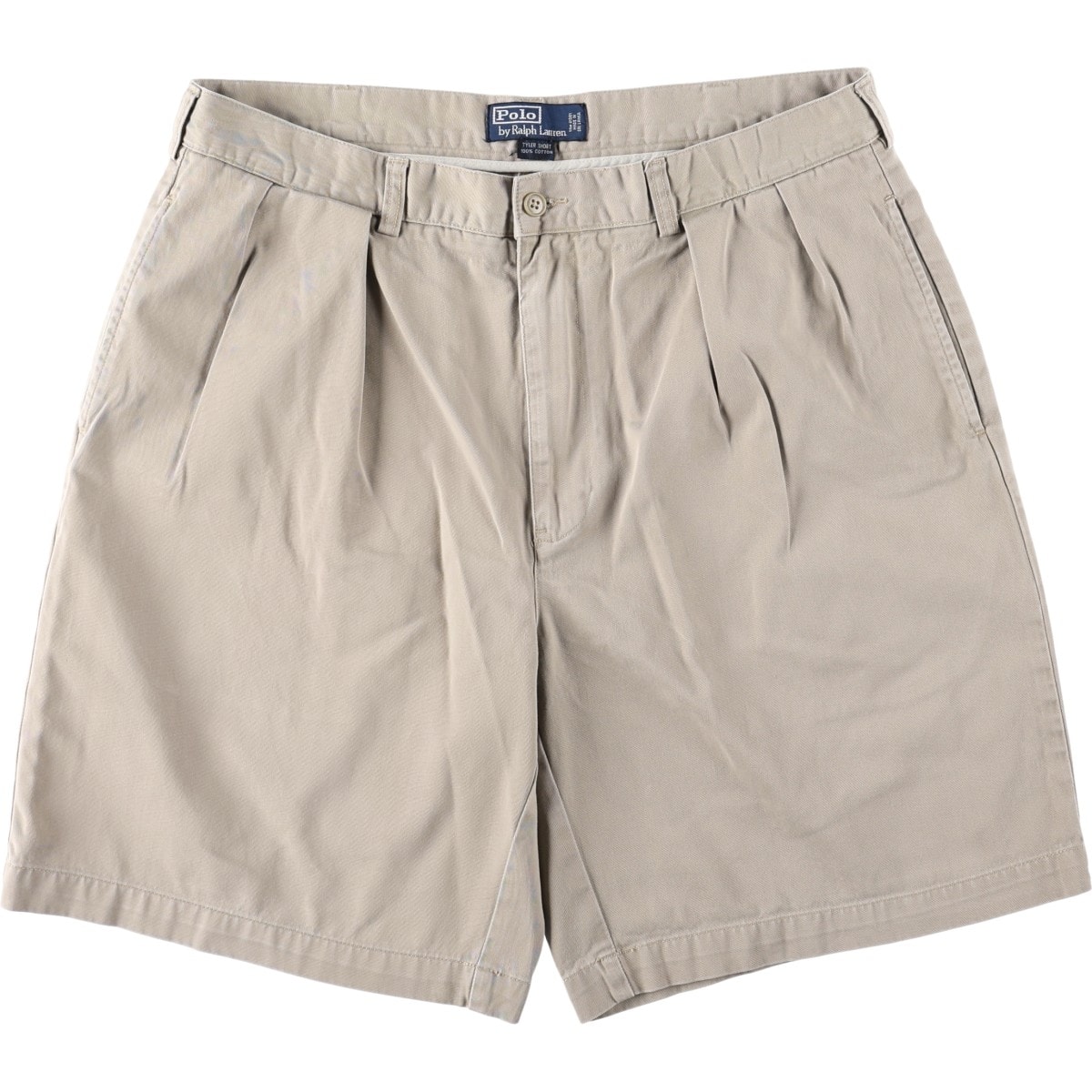 古着 ラルフローレン Ralph Lauren POLO by Ralph Lauren TYLER SHORT ツータック チノショーツ ショートパンツ メンズw36相当/eaa668396