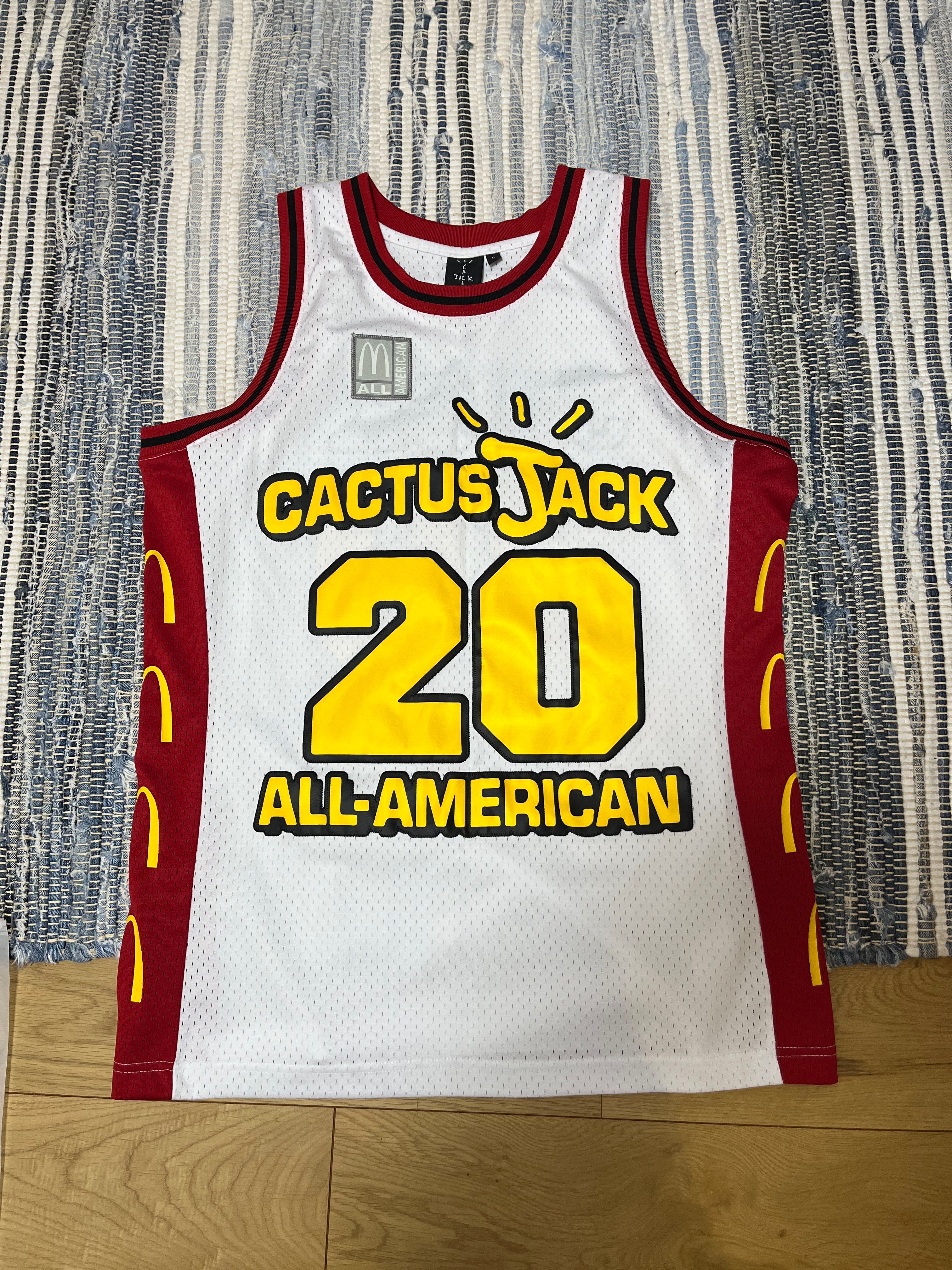 Travis Scott Cactus Jack x McDonald's Cactus Jack All American Jersey "White"
