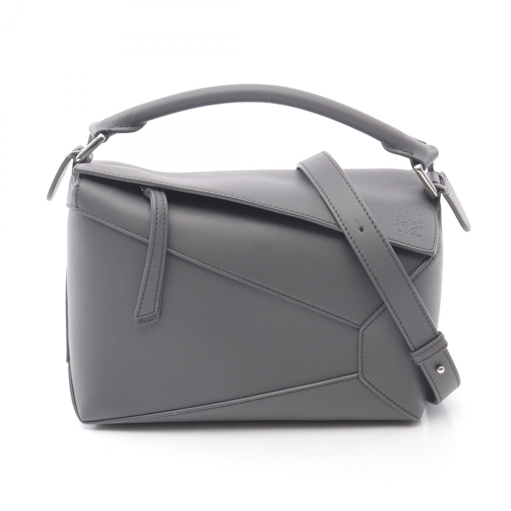 ロエベ LOEWE パズルバッグ エスプレッソスモール 2WAY ハンドバッグ バッグ レザー レディース グレー系 A510P60XAC6862 【新品】