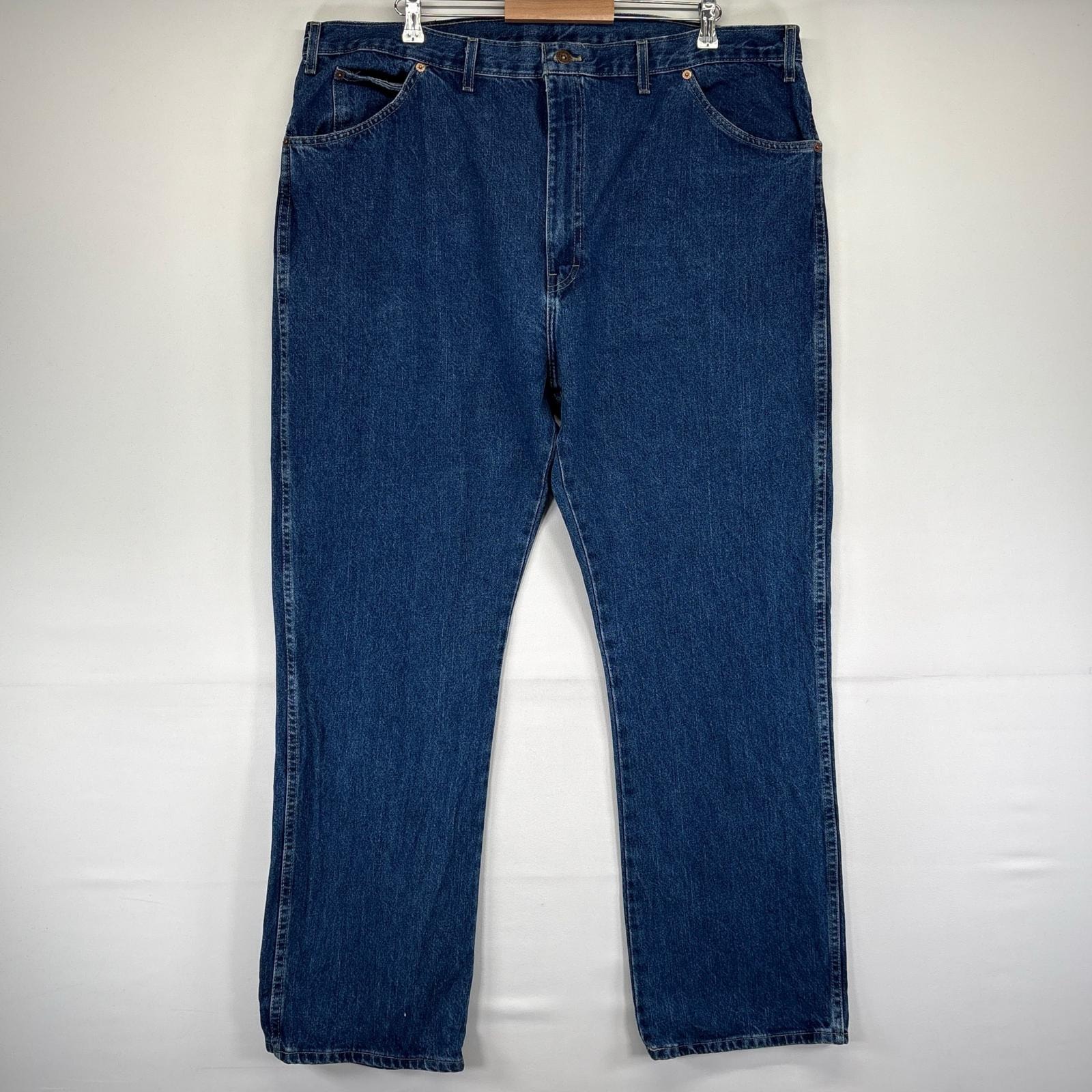 古着 ディッキーズ Dickies デニム パンツ デニムパンツ ツールポケット ジッパーフライ 大きいサイズ W44×L32  ブルー系 メンズ