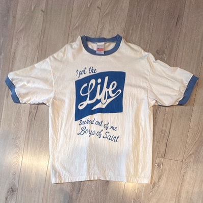 Saint Mxxxxxx x BOYS OF SUMMER BOS SS T-Shirt Ringer Tee "White"