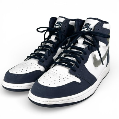 極美品 ナイキ スニーカー AIR JORDAN 1 HIGH CO.JP ホワイト メンズ 28 DC1788-100