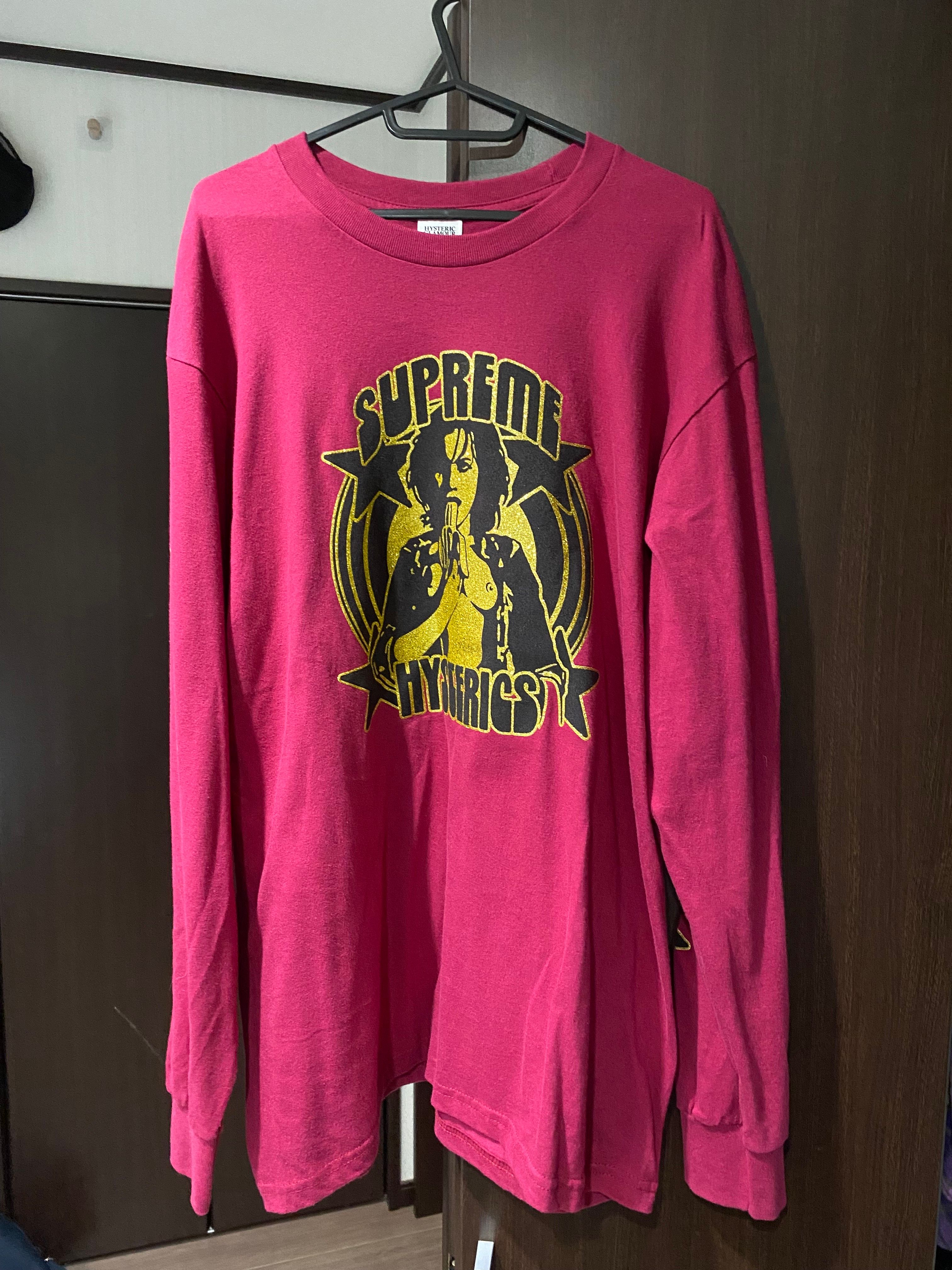 Supreme x HYSTERIC GLAMOUR L/S Tee "Burgundy"