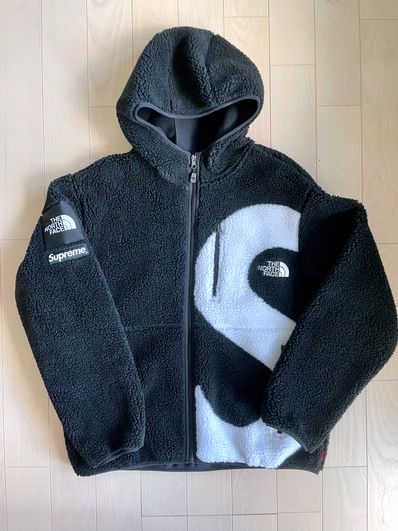 Supreme x The North Face S Logo Hooded Fleece Jacket "Black"