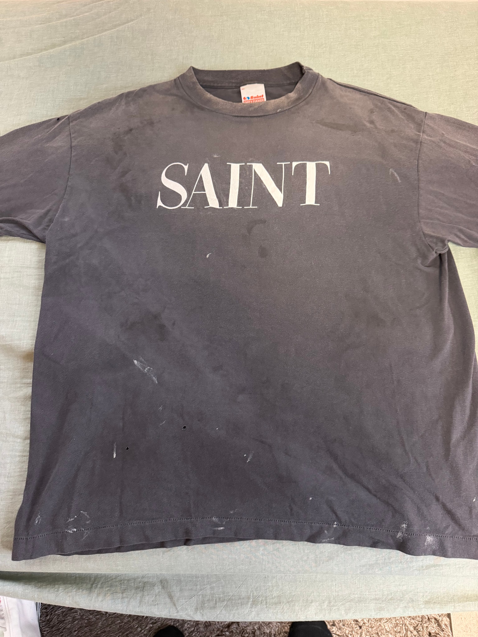 SAINT Mxxxxxx SS T-Shirt Saint 666 "Black"