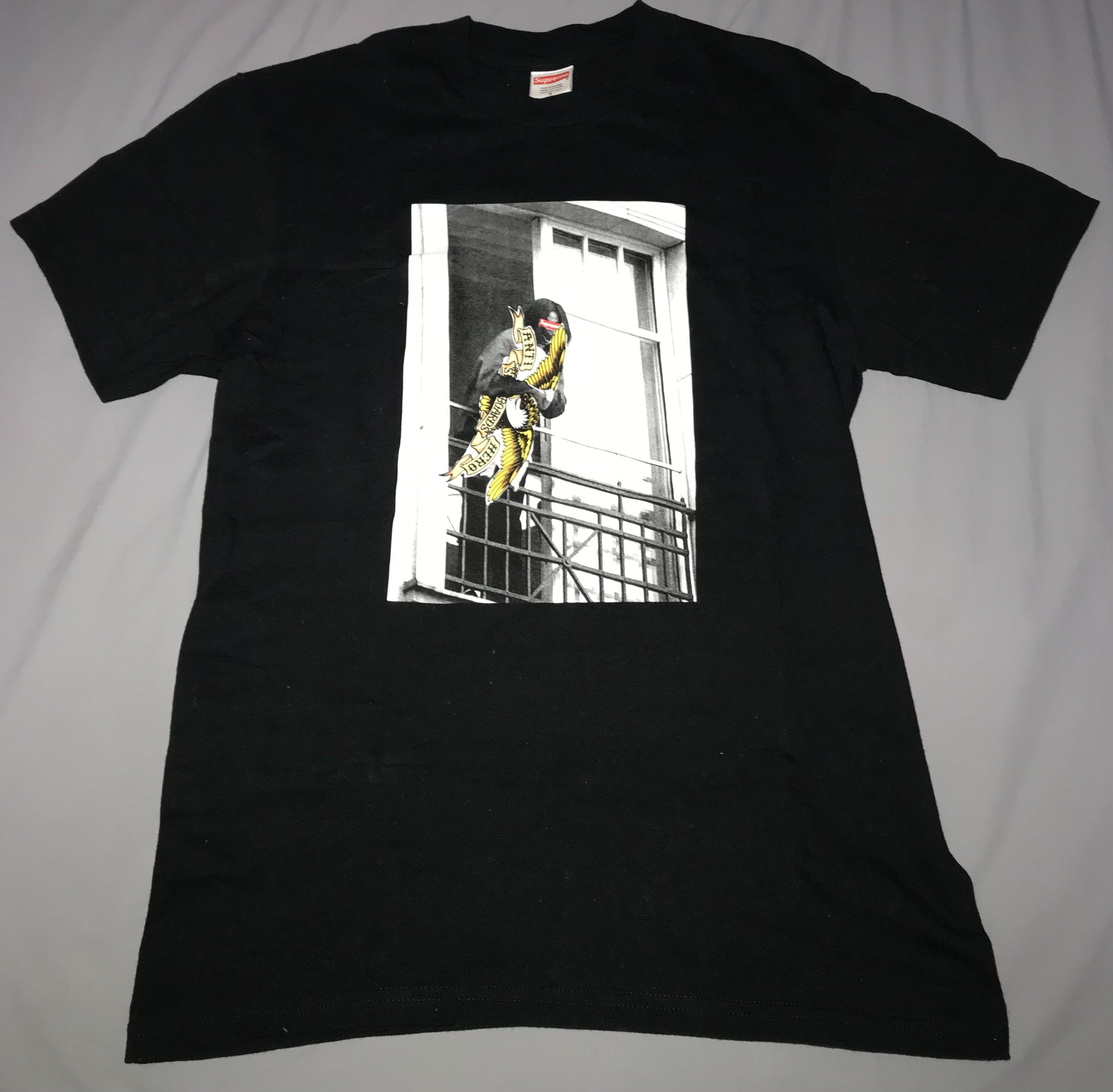 Supreme x ANTIHERO Balcony Tee "Black"