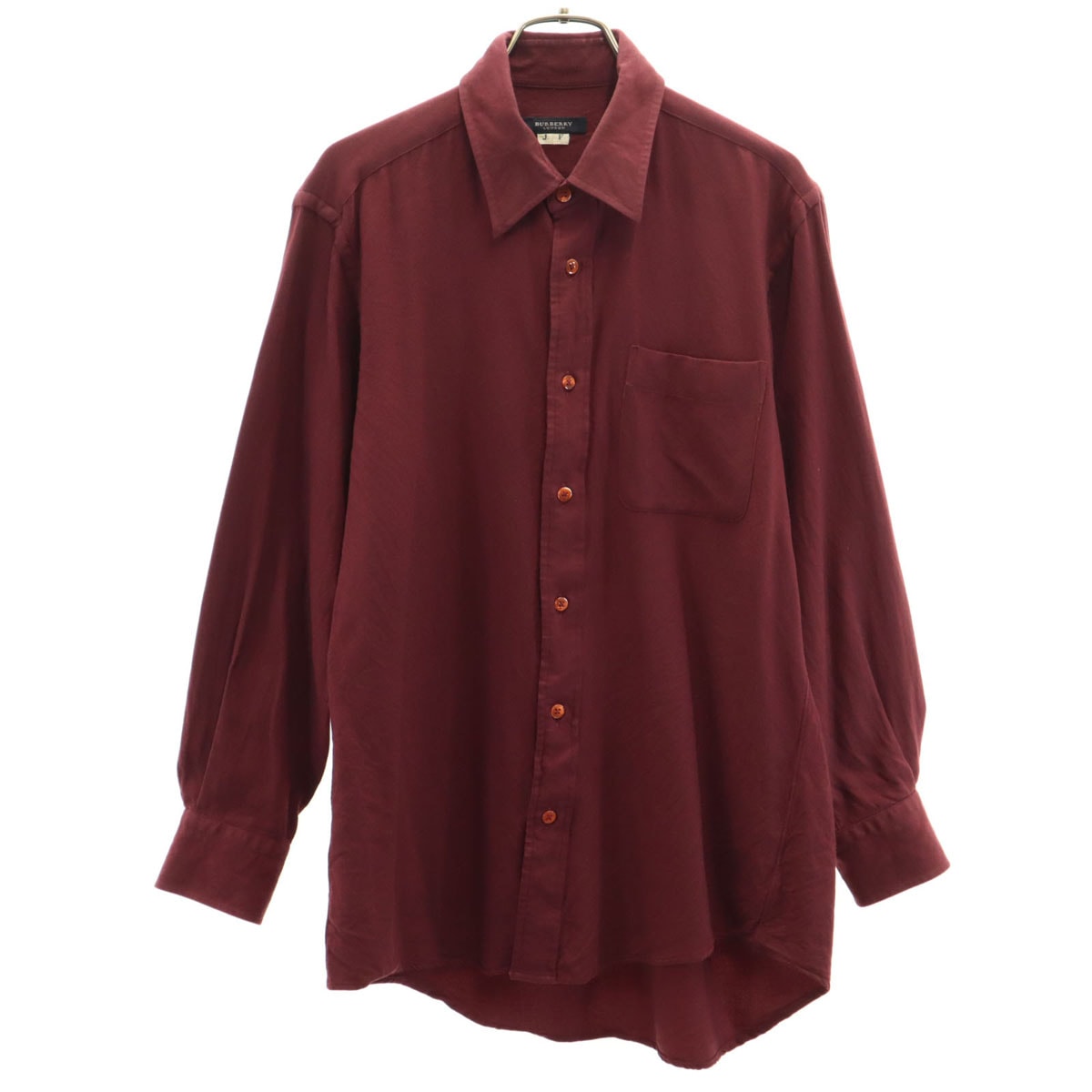 BURBERRY LONDON バーバリーロンドン カシミヤブレンド 長袖 シャツ ボルド