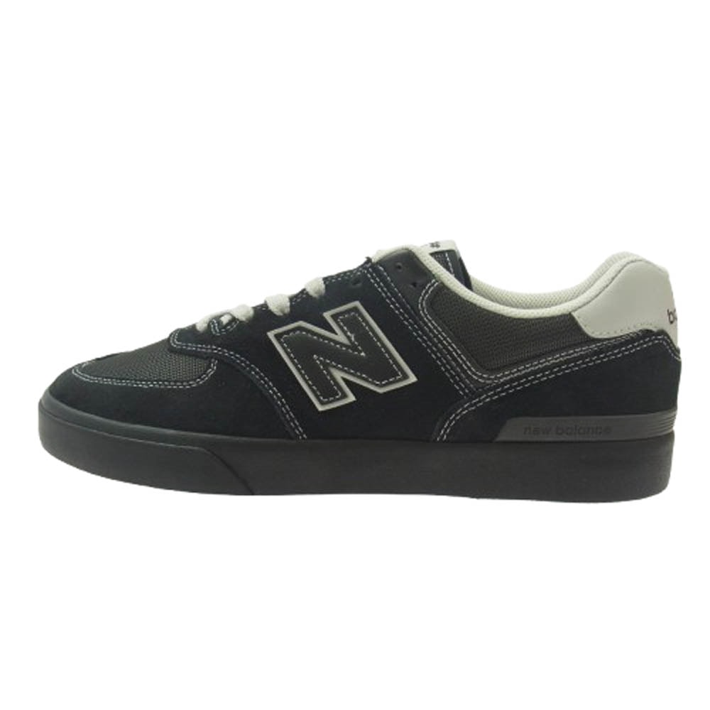 NEW BALANCE ニューバランス スニーカー MM574VBB NUMERIC ヌメリック 574 バルカナイズ ローカット スニーカー ブラック系 グレー系 28.5cm【中古】