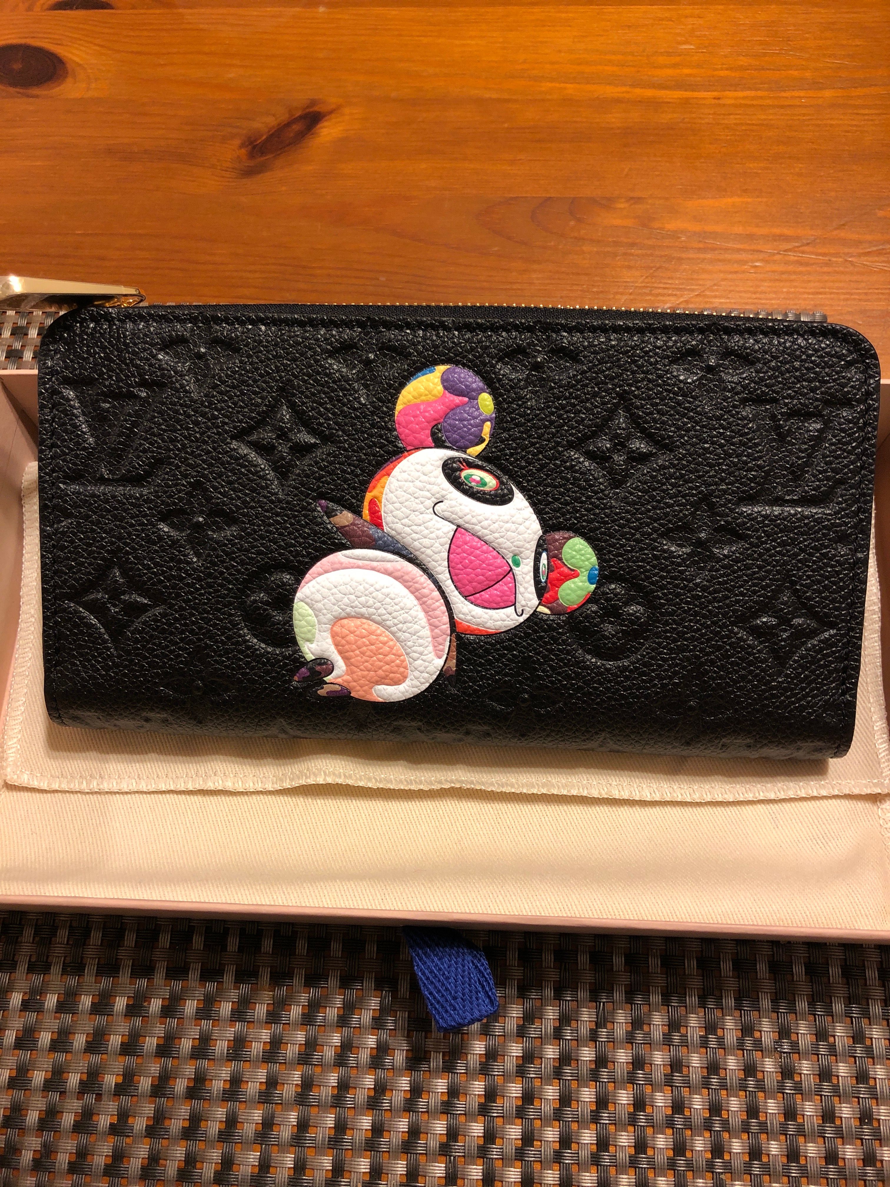 Louis Vuitton x Takashi Murakami Zippy Wallet Monogram Empreinte Japan Exclusive "Noir"
