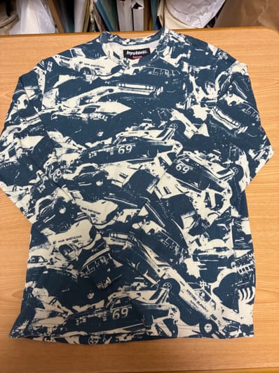 Supreme x HYSTERIC GLAMOUR Cars Thermal "Navy"